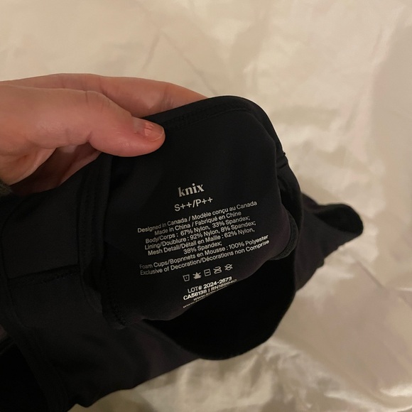 KNIX RACER BACK SPORTS BRA, never worn - Picture 8 of 8